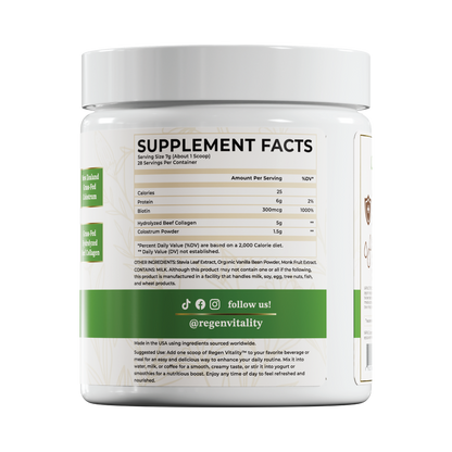 Grass-Fed Colostrum & Collagen Powder